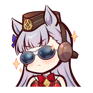UMA MUSUME GOLD SHIP CHIBI DIE-CUT STICKER DECAL