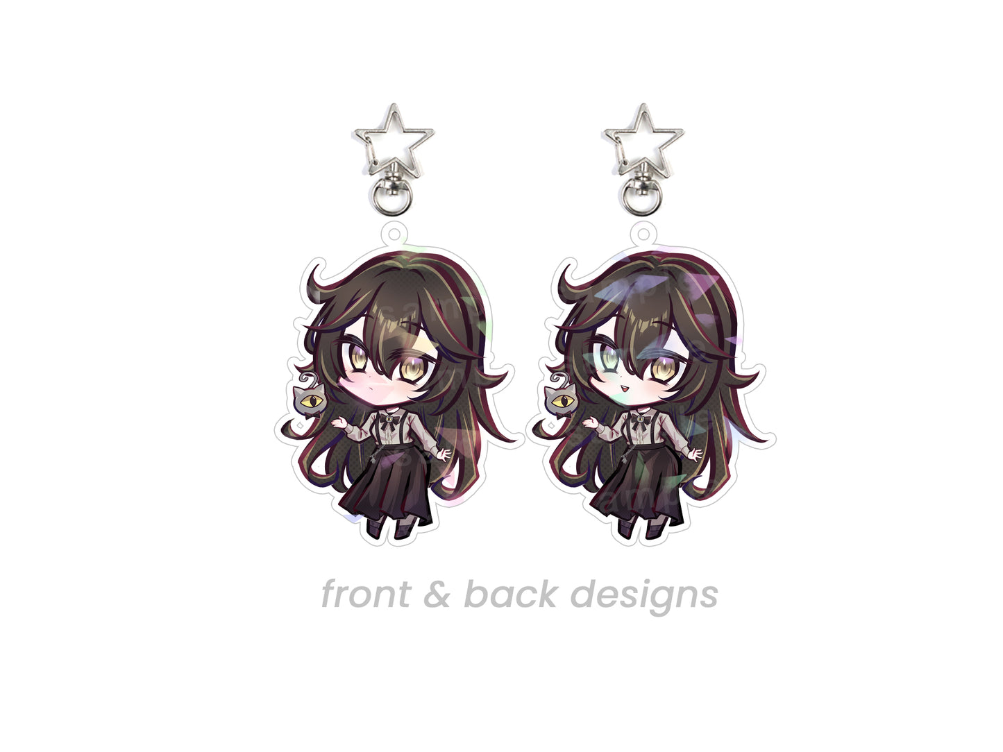 Grimmi Double Sided Chibi Acrylic Charm