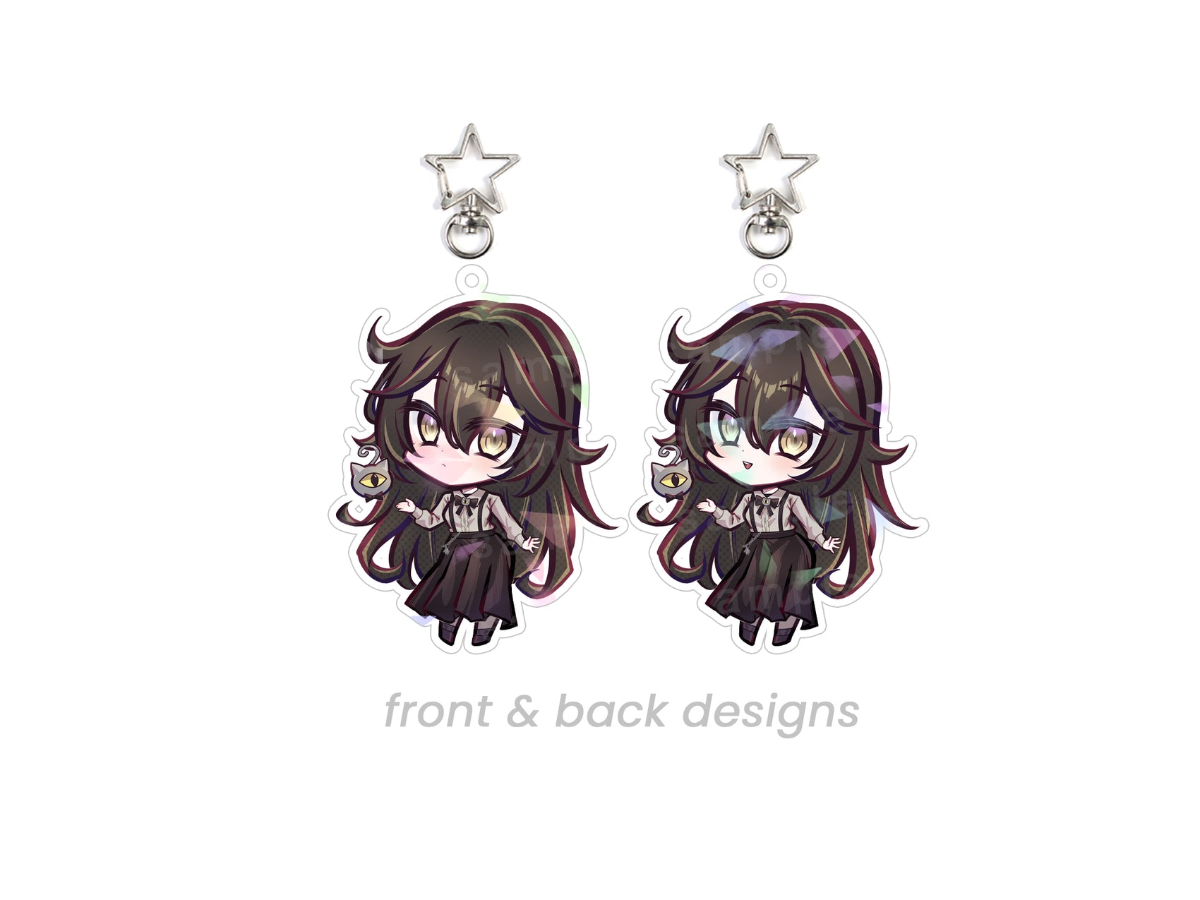 Grimmi Double Sided Chibi Acrylic Charm