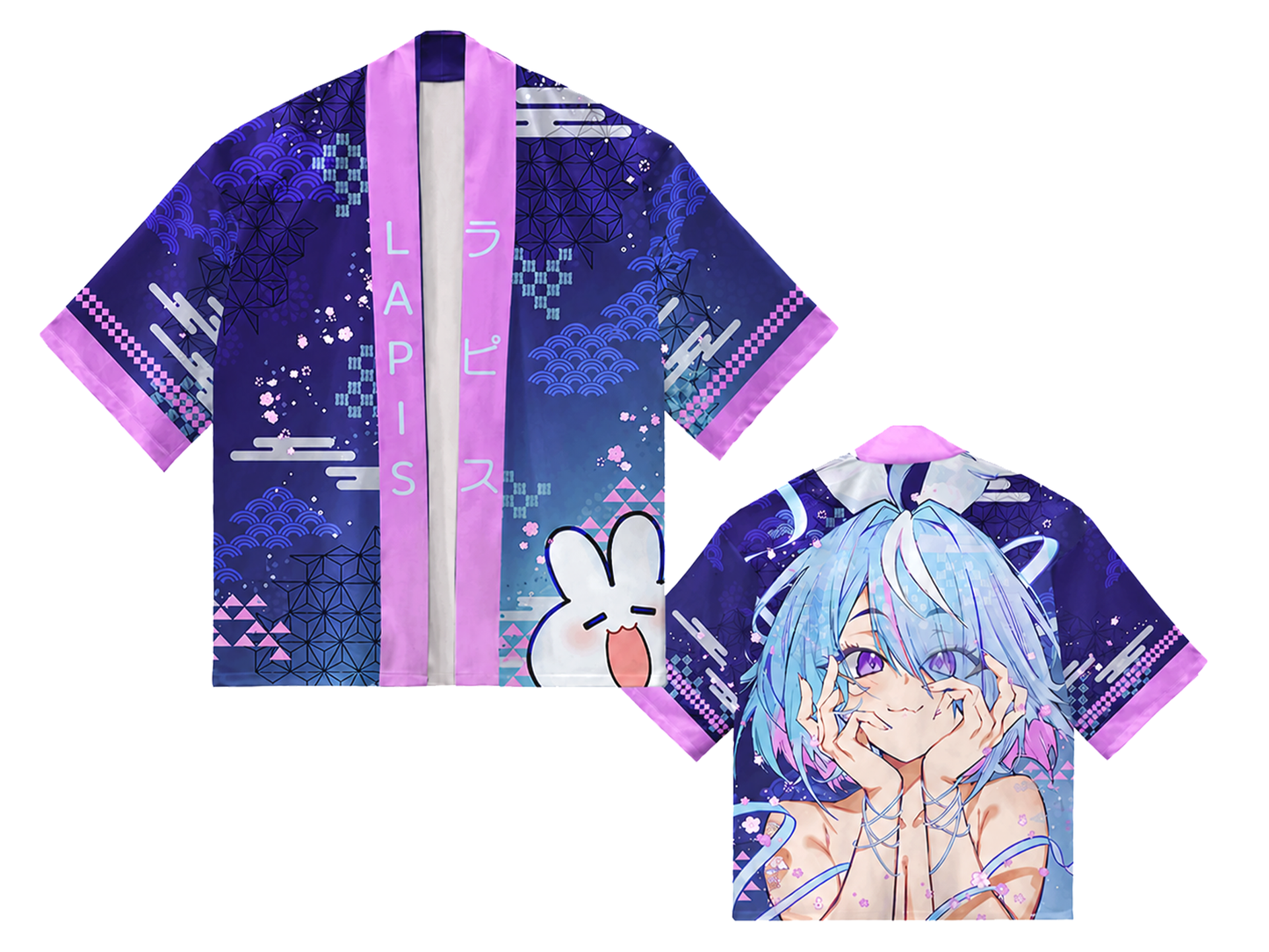 Lapis Happi Haori Coat