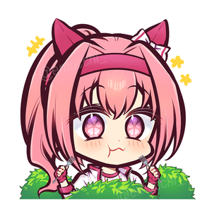 UMA MUSUME HARU URARA CHIBI DIE-CUT STICKER DECAL