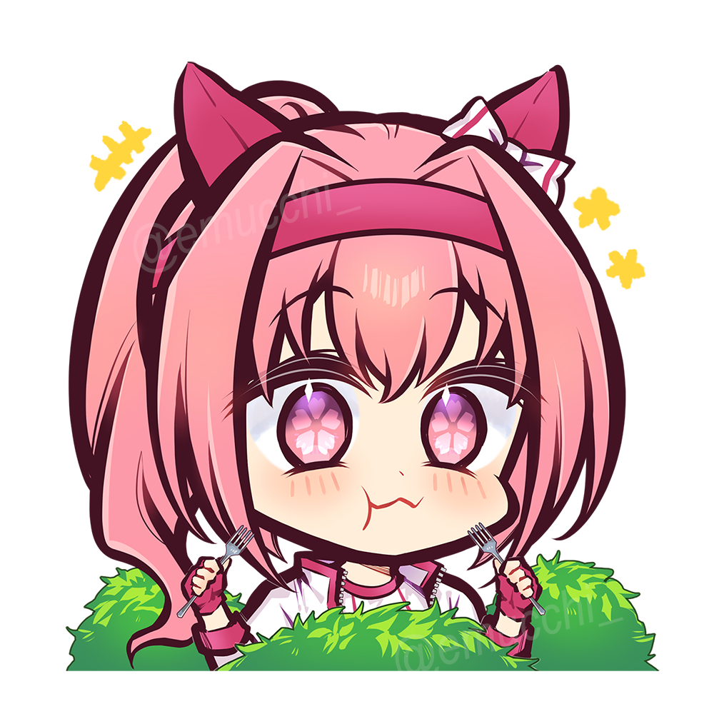 UMA MUSUME HARU URARA CHIBI DIE-CUT STICKER DECAL