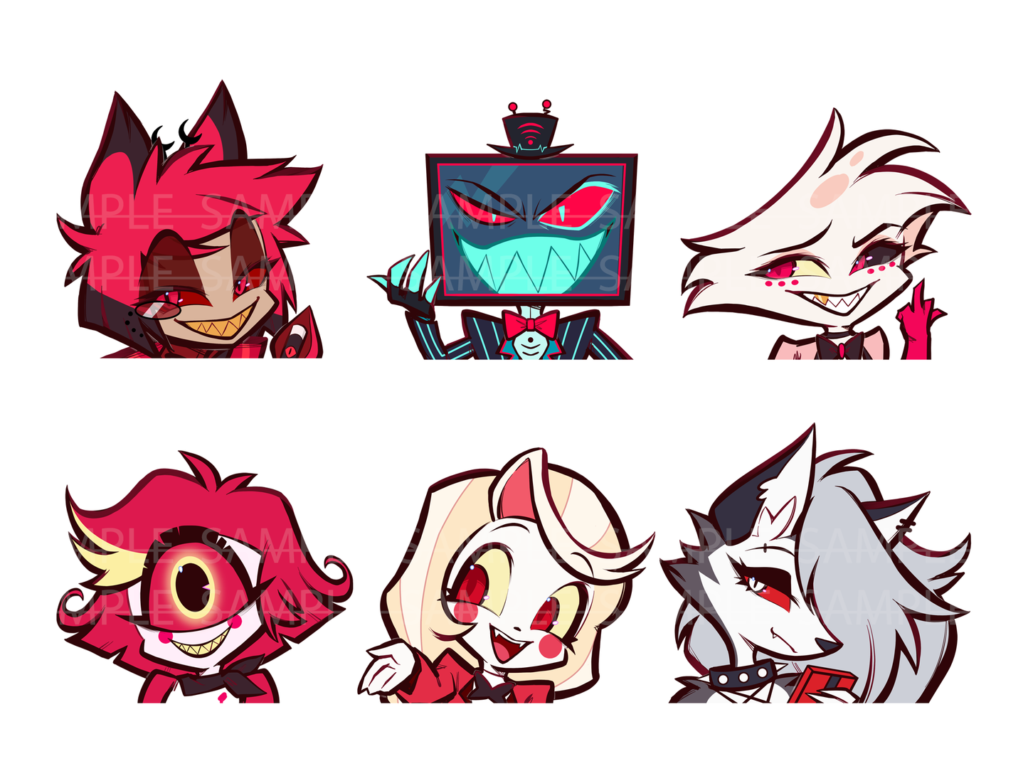HAZBIN HOTEL  DIE-CUT STICKER DECALS