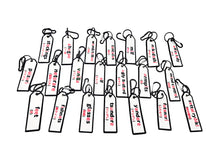 Load image into Gallery viewer, HENTAI DOUJIN TAG DOUBLE SIDED PATCH KEYCHAIN