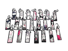 Load image into Gallery viewer, HENTAI DOUJIN TAG DOUBLE SIDED PATCH KEYCHAIN