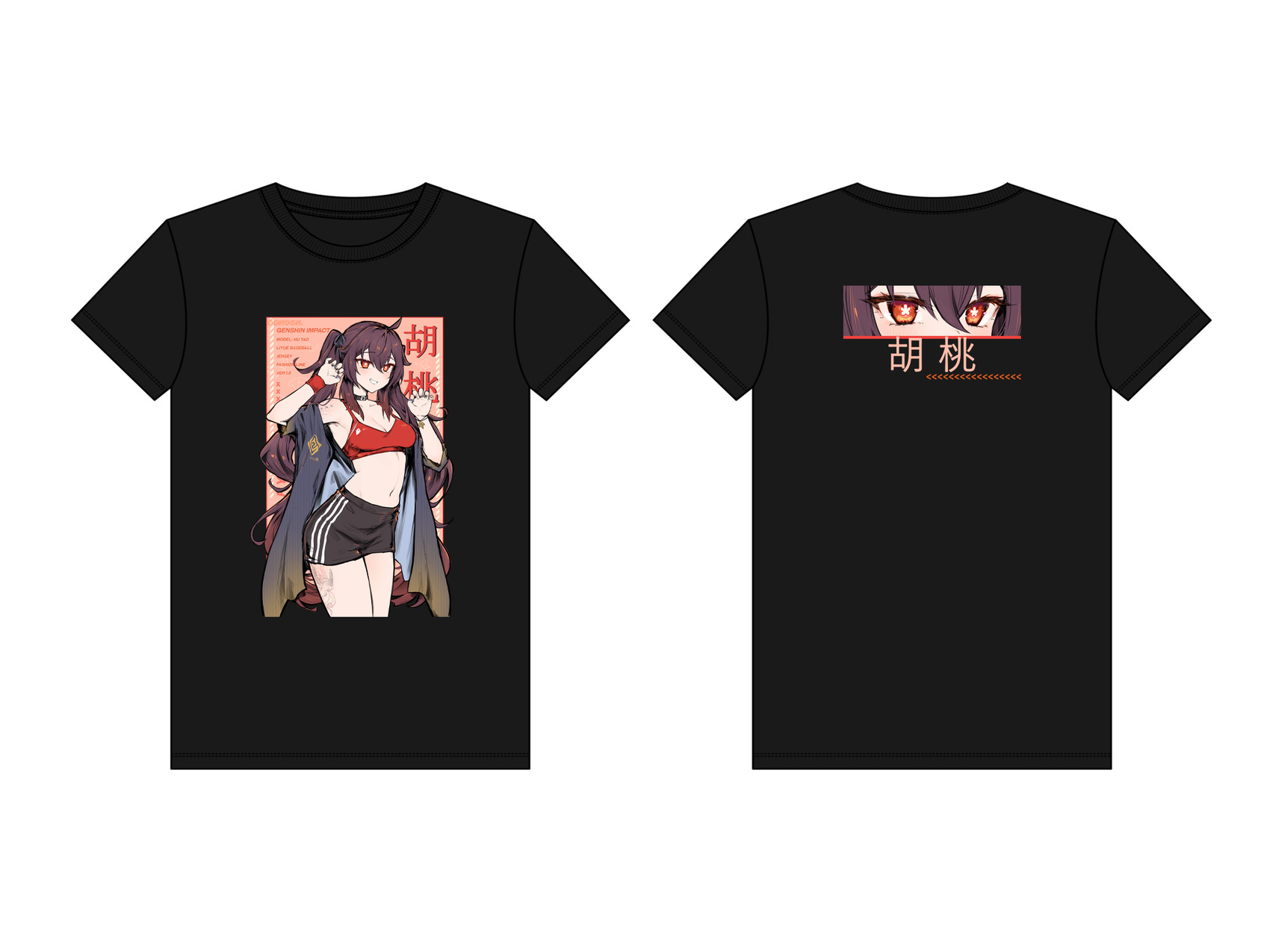 GENSHIN IMPACT HU TAO UNISEX SHIRT