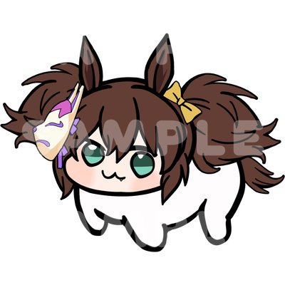 Uma Musume Doro Hanging Double Sided Charm - Inari One acrylic charm by concon