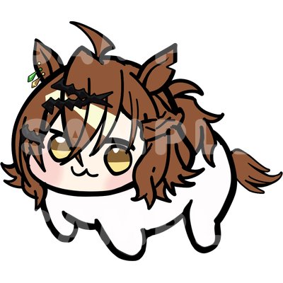Uma Musume Doro Mini Sticker - Jungle Pocket character sticker by concon