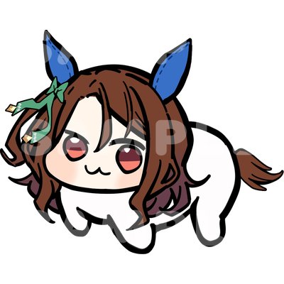 Uma Musume Doro Mini Sticker - King Halo character sticker by concon
