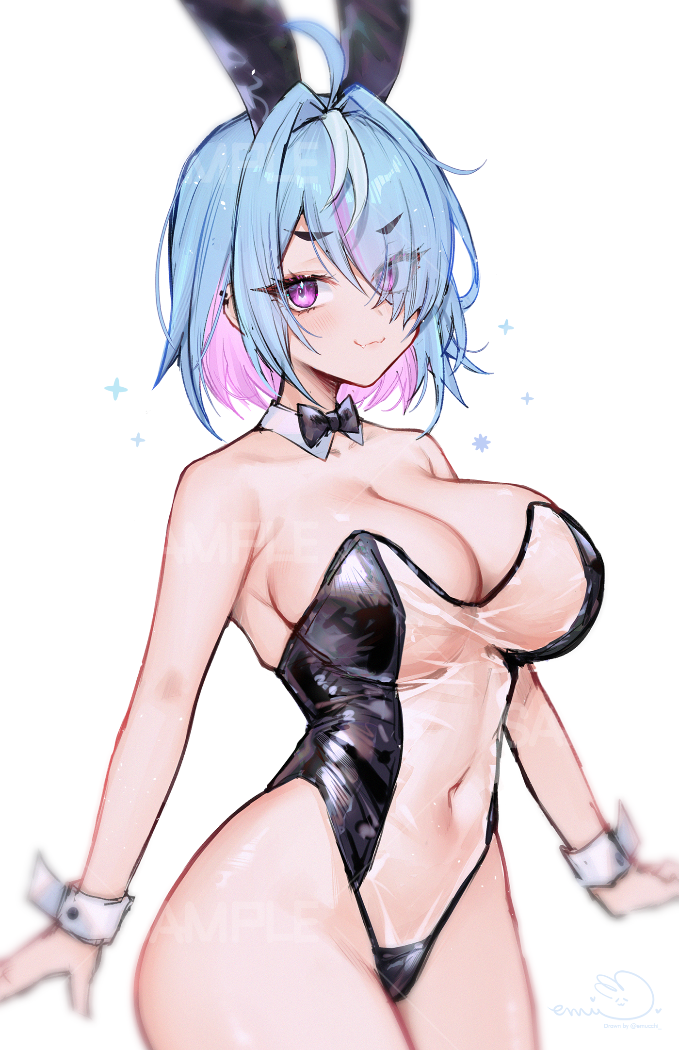 Emu Lapis Bunny Suit Poster Print - Lapis Merch, VTuber merch by concon