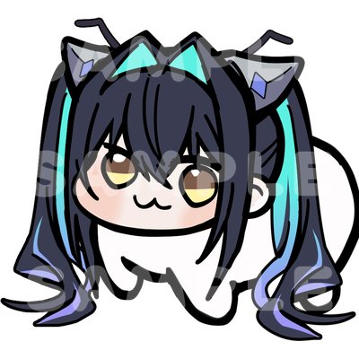 NIKKE Doro Mini Sticker - Little Mermaid (Siren) character sticker by concon