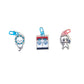 maimai Double Sided Acrylic Charms - worn view
