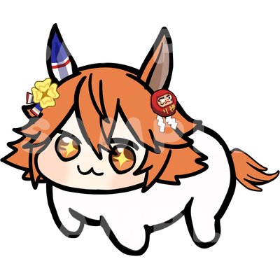 Uma Musume Doro Mini Sticker - Matikanefukuitaru character sticker by concon