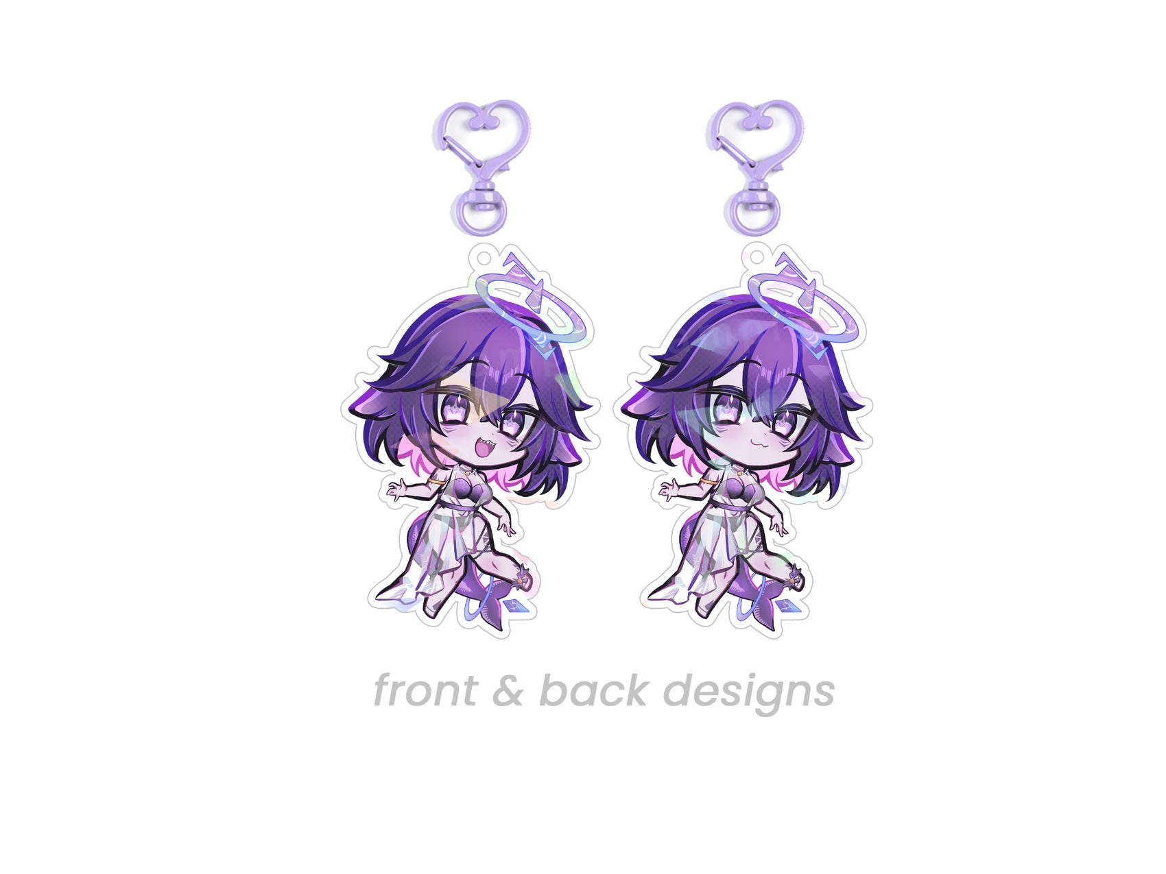 Megaladon Double Sided Chibi Acrylic Charm