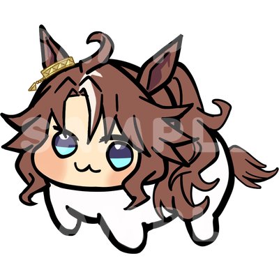 Uma Musume Doro Hanging Double Sided Charm - Mejiro Palmer acrylic charm by concon