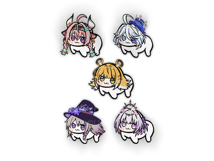 MIHOYO GENSHIN HSR ZZZ DORO MINI STICKERS