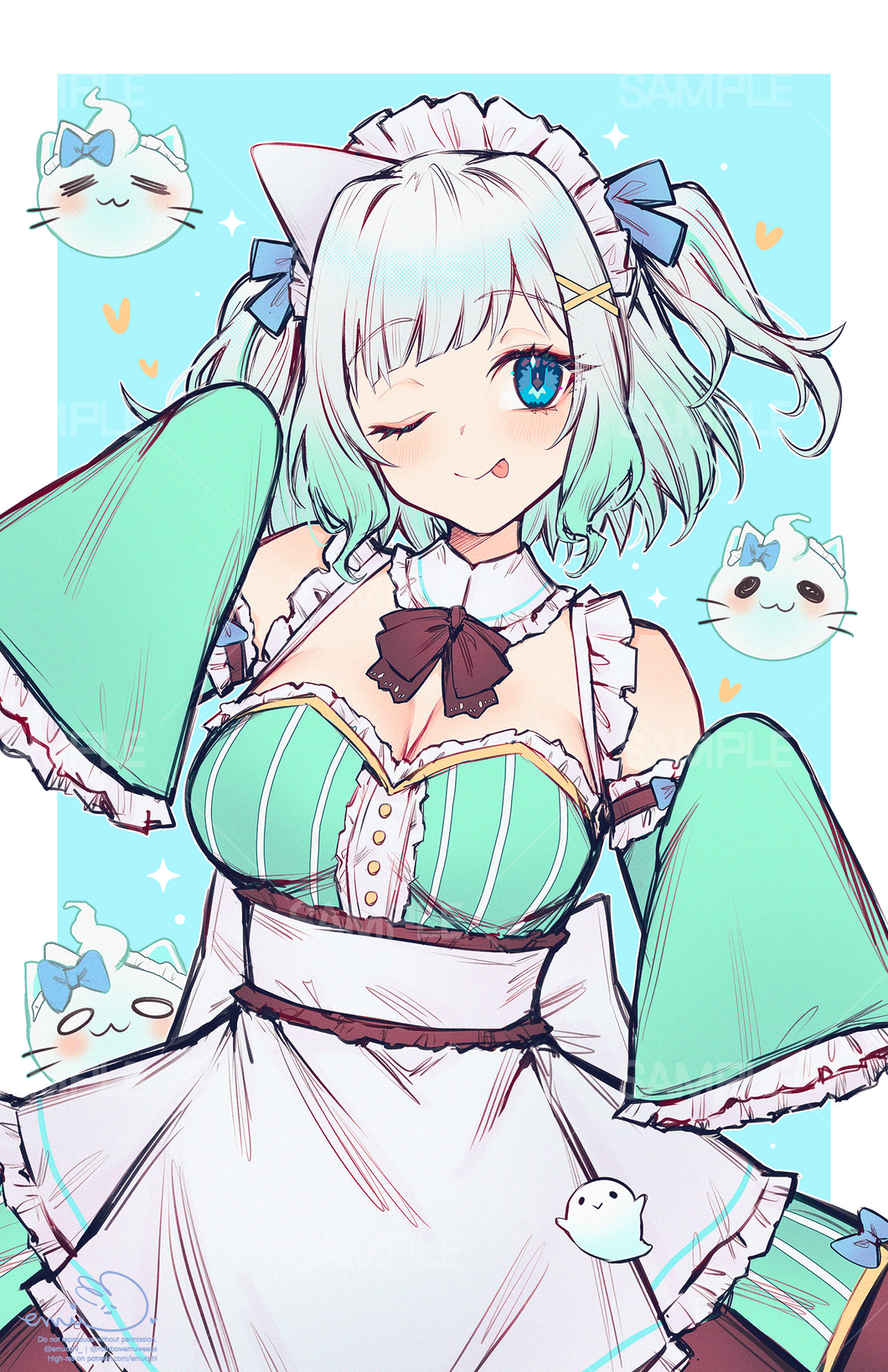 VTUBER MINT FANTOME POSTER PRINT