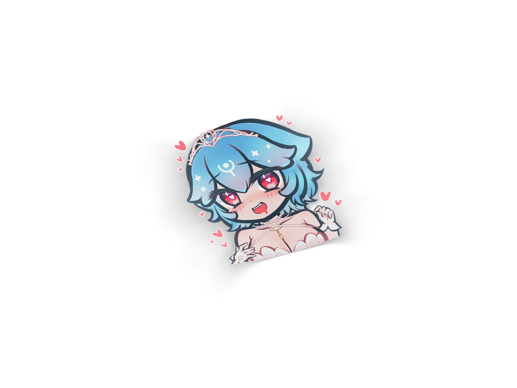 VTuber Bao Chibi Die-Cut Sticker Decal - Die-Cut, Indie, VTuber merch by concon