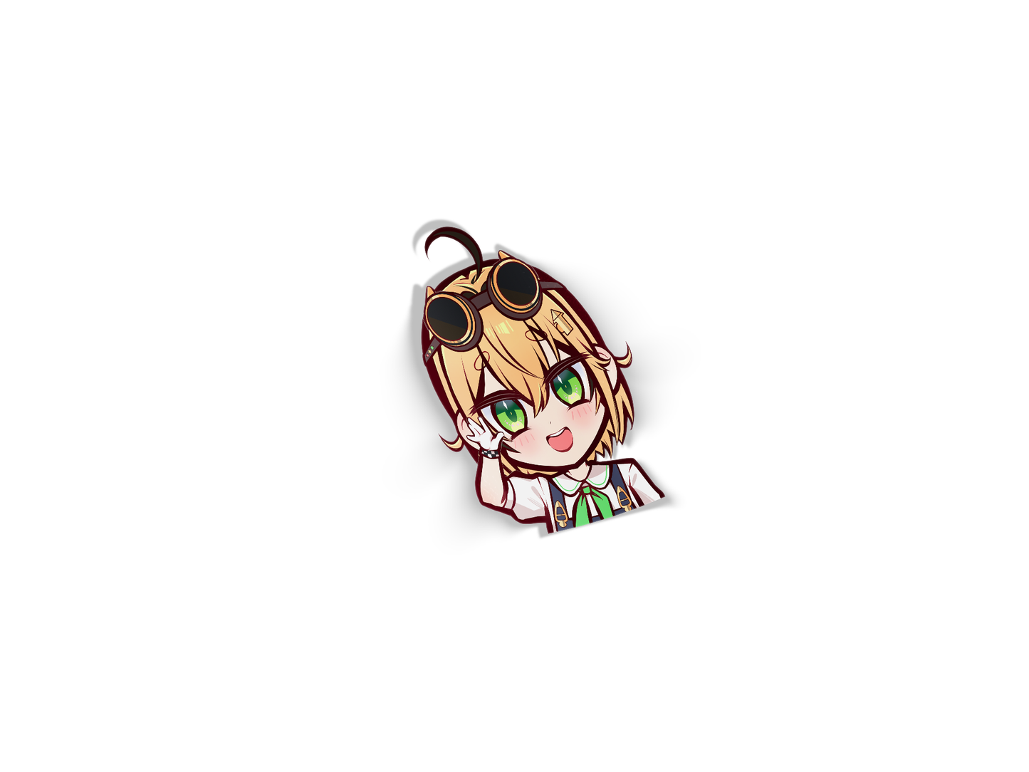 VTuber Dooby Chibi Die-Cut Sticker Decal - Die-Cut, Indie, VTuber merch by concon