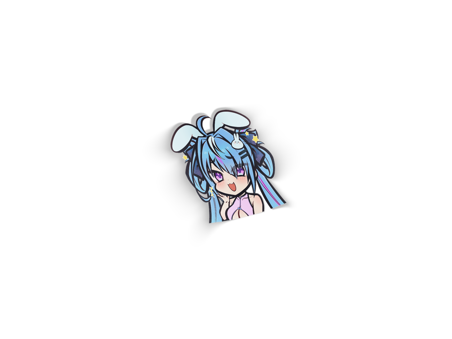 Emu Lapis Chibi Die-Cut Decal - Die-Cut, Lapis Merch, VTuber merch by concon