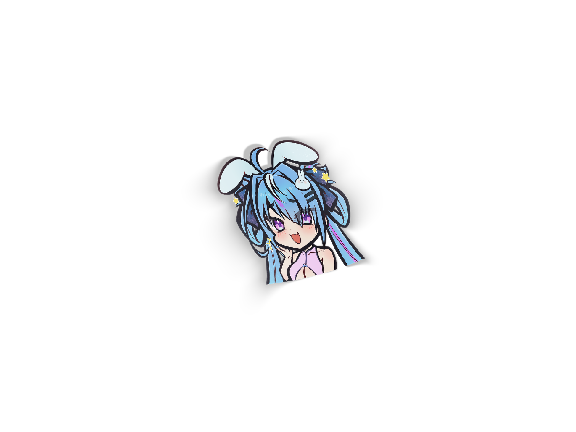 Emu Lapis Chibi Die-Cut Decal - Die-Cut, Lapis Merch, VTuber merch by concon