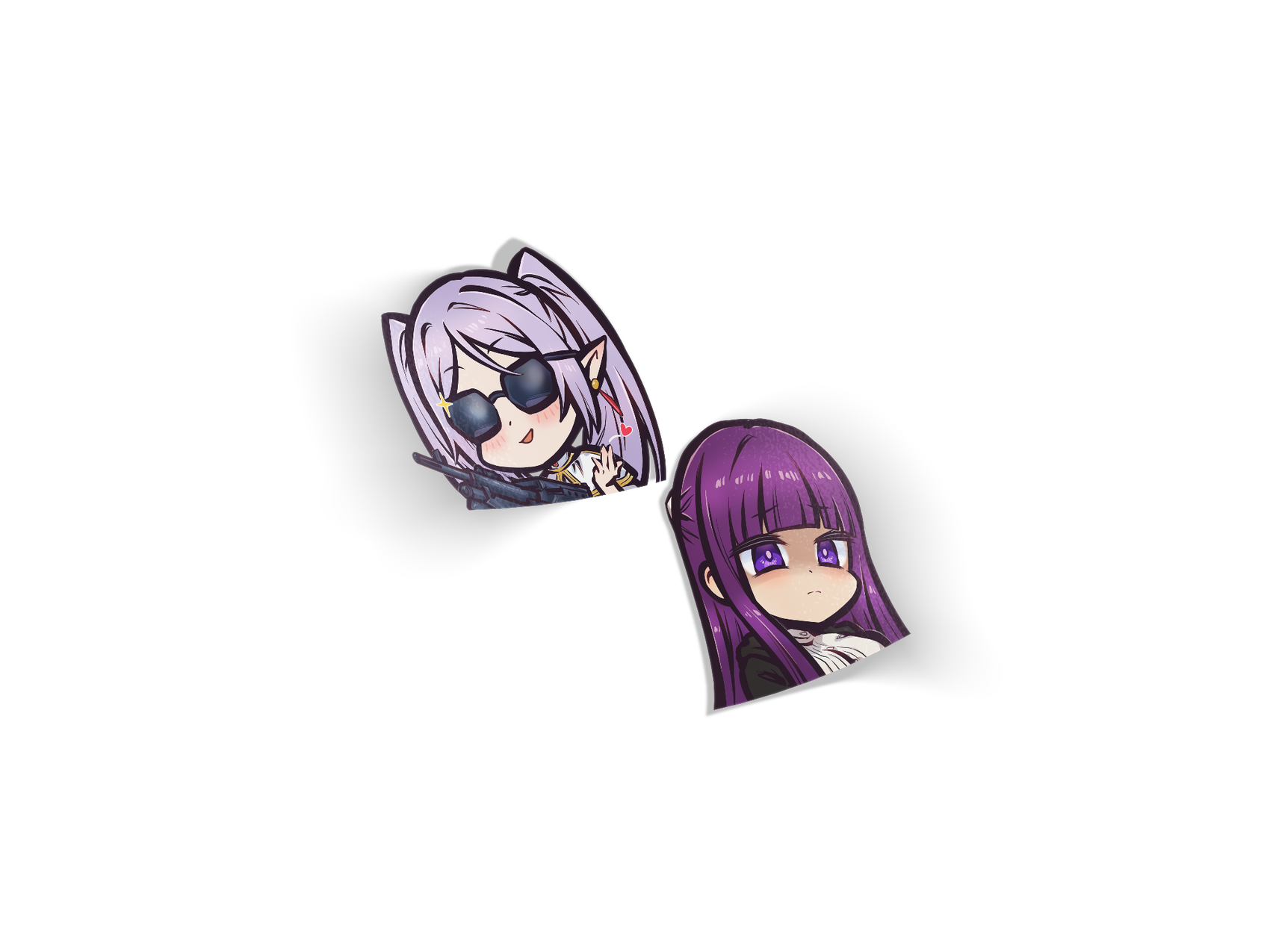 Frieren Elf Journey'S End Chibi Die-Cut Sticker Decals - anime, Mini Sticker merch by concon
