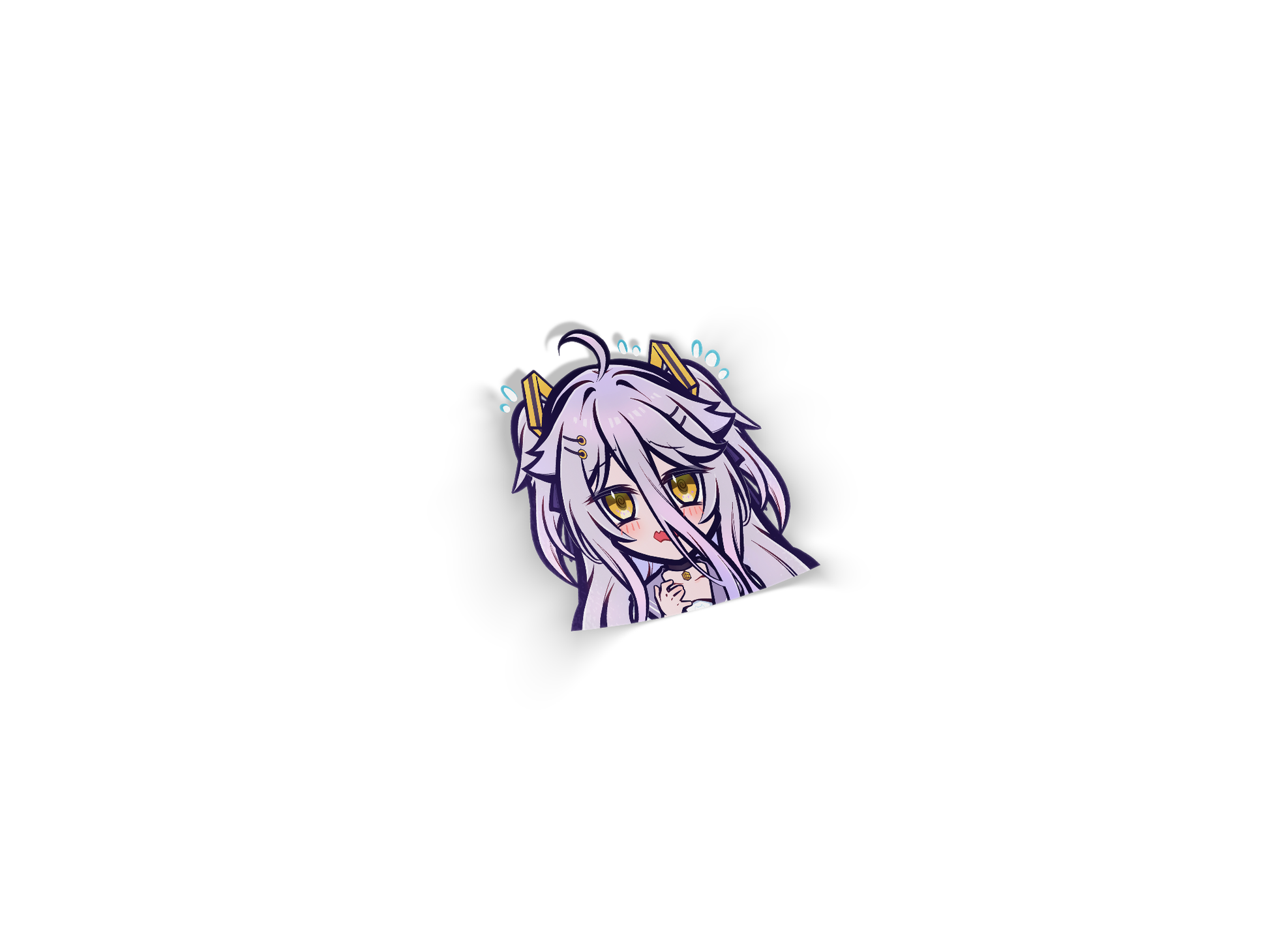Henya the Genius Chibi Die-Cut Sticker Decal - Die-Cut, Indie, Mini Sticker merch by concon