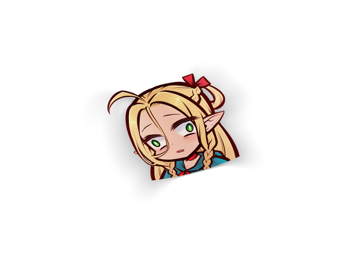 DUNGEON MESHI DUNMESHI MARCILLE CHIBI DIE-CUT DECAL