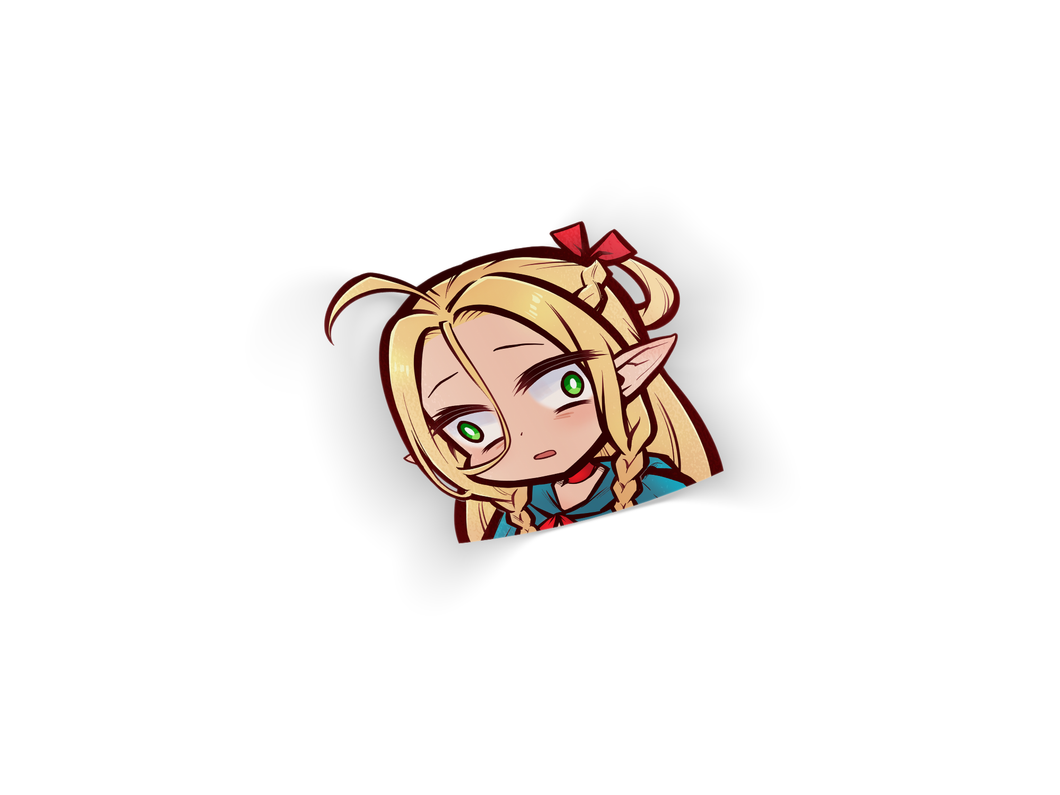 DUNGEON MESHI DUNMESHI MARCILLE CHIBI DIE-CUT DECAL