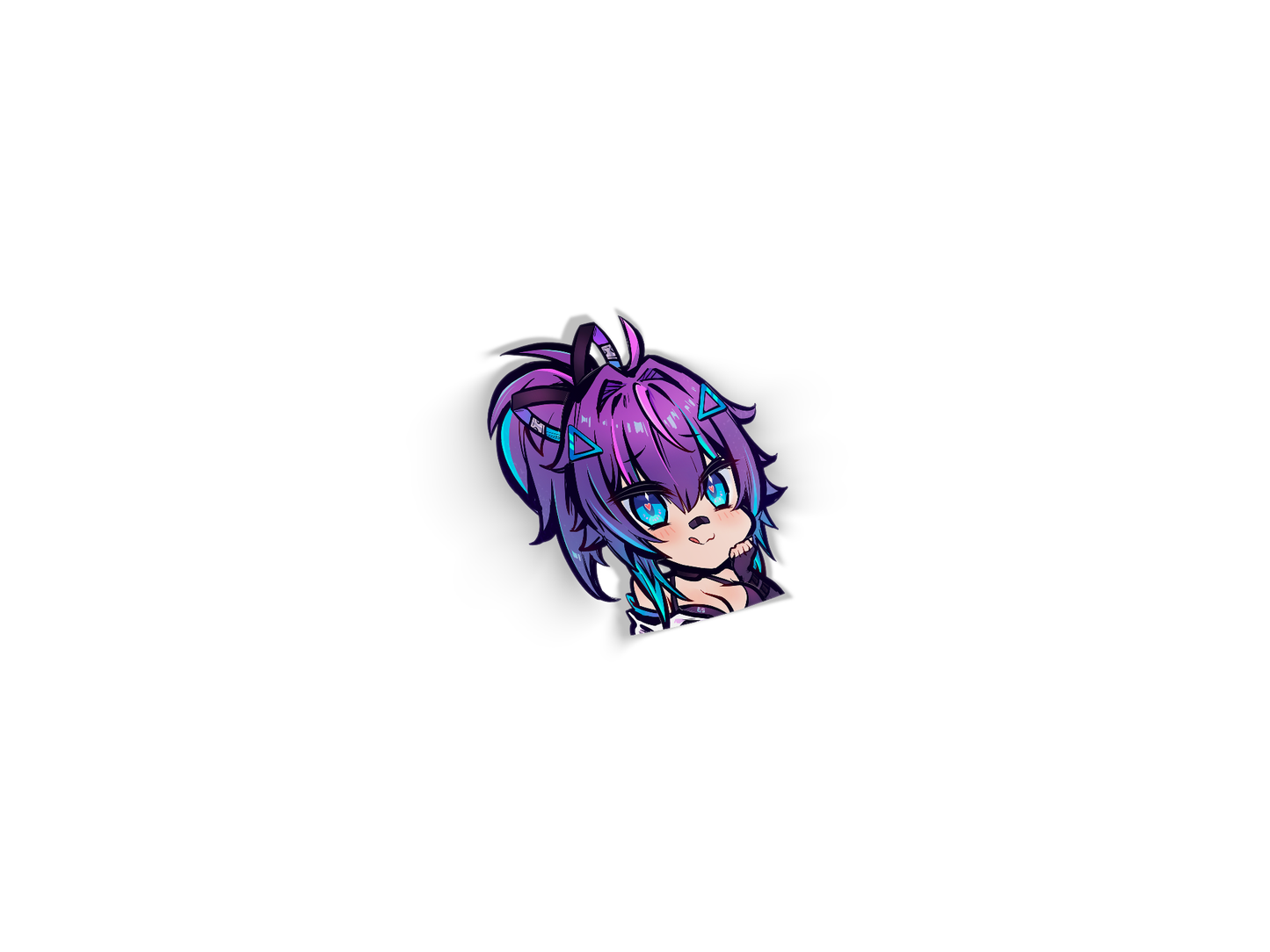 Projekt Melody Chibi Die-Cut Decal - Die-Cut, Indie, Mini Sticker merch by concon