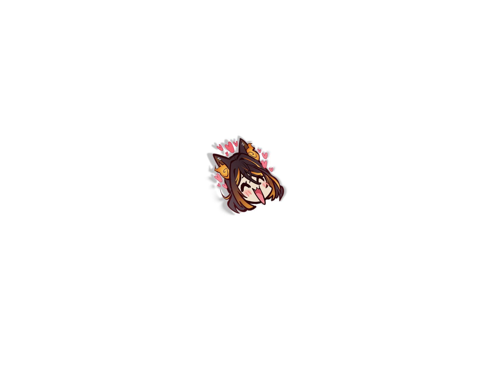 Sinder Die-Cut Mini Sticker - Indie, Mini Sticker, VTuber merch by concon