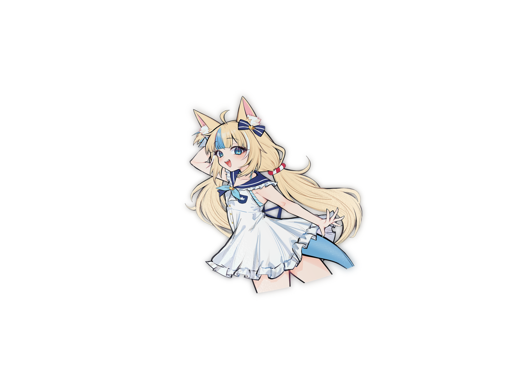 SAMEKO SABA PINUP KISS-CUT STICKER
