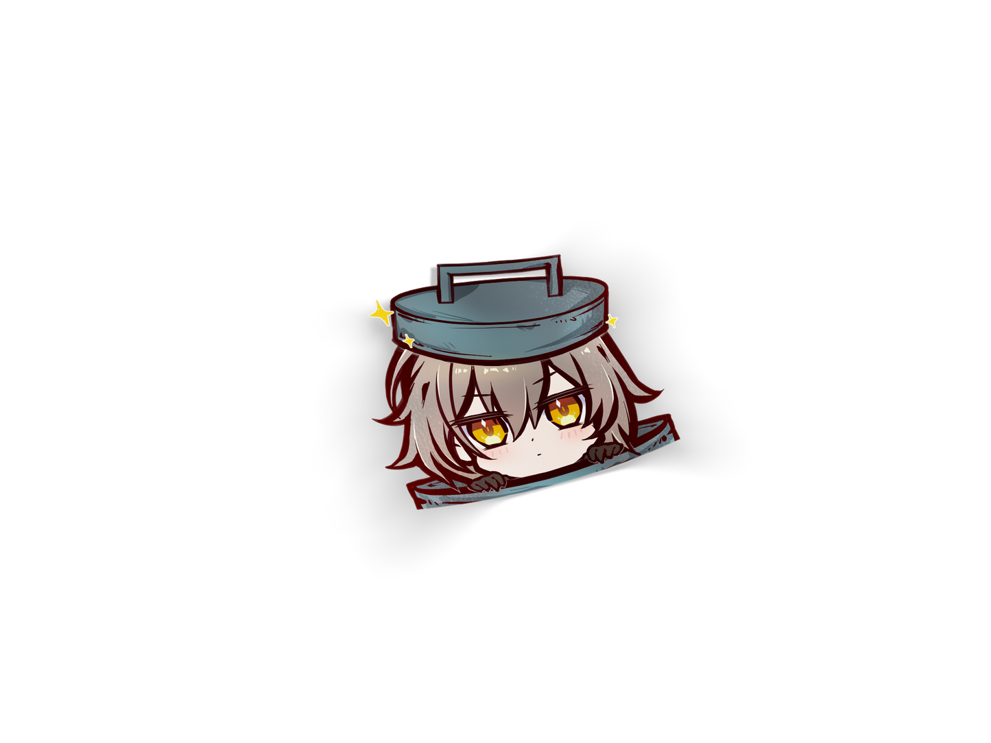Honkai Star Rail Stelle Chibi Die-Cut Decal - Die-Cut, video games merch by concon