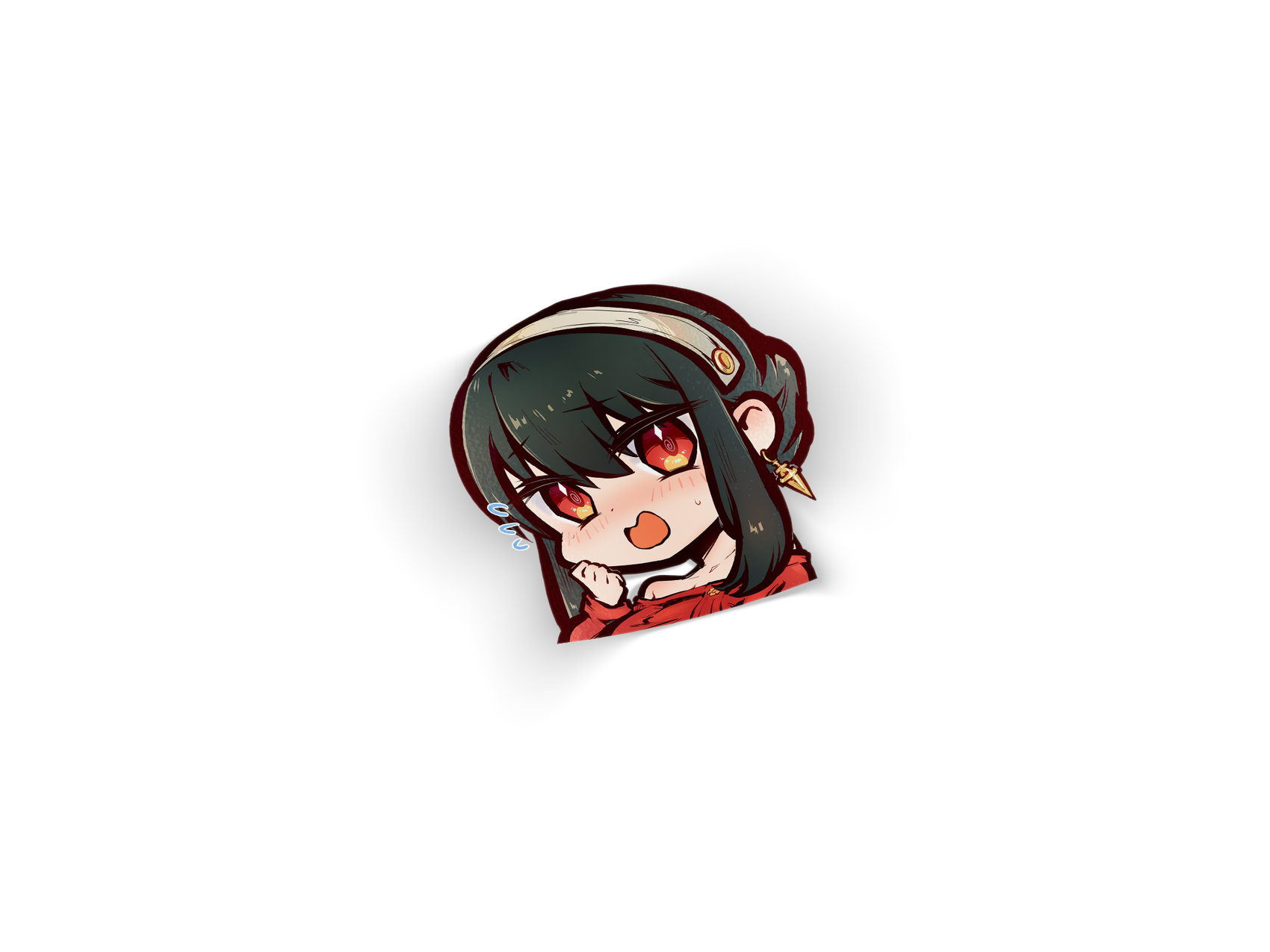 Spy Fam Chibi Die-Cut Decal