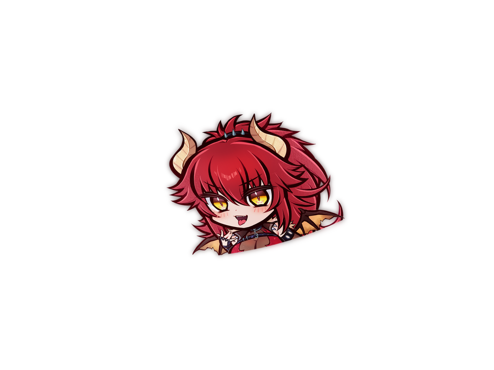 Zentreya Dragon Chibi Die-Cut Decal