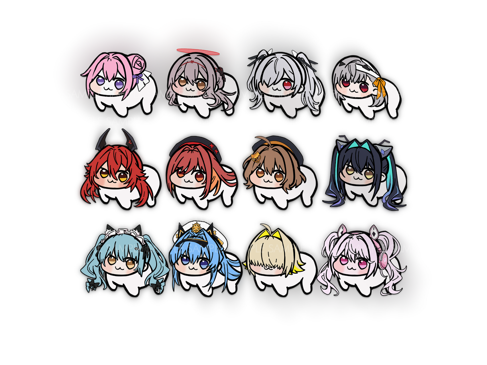 Nikke Doro Mini Stickers