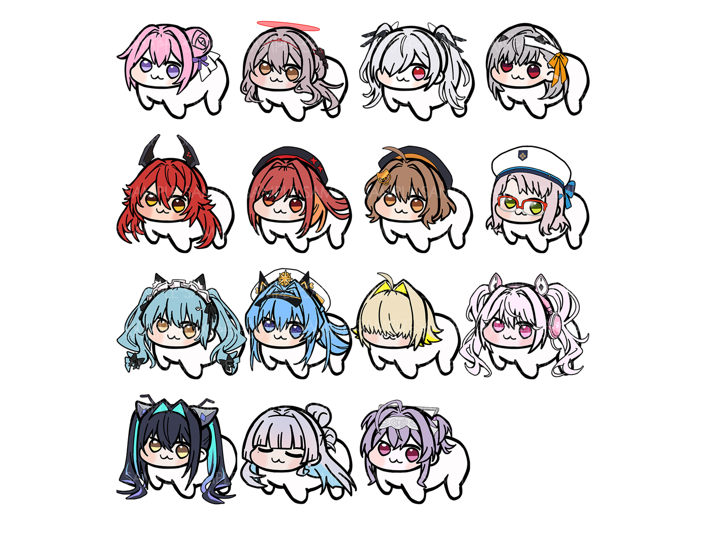 Nikke Doro Mini Stickers