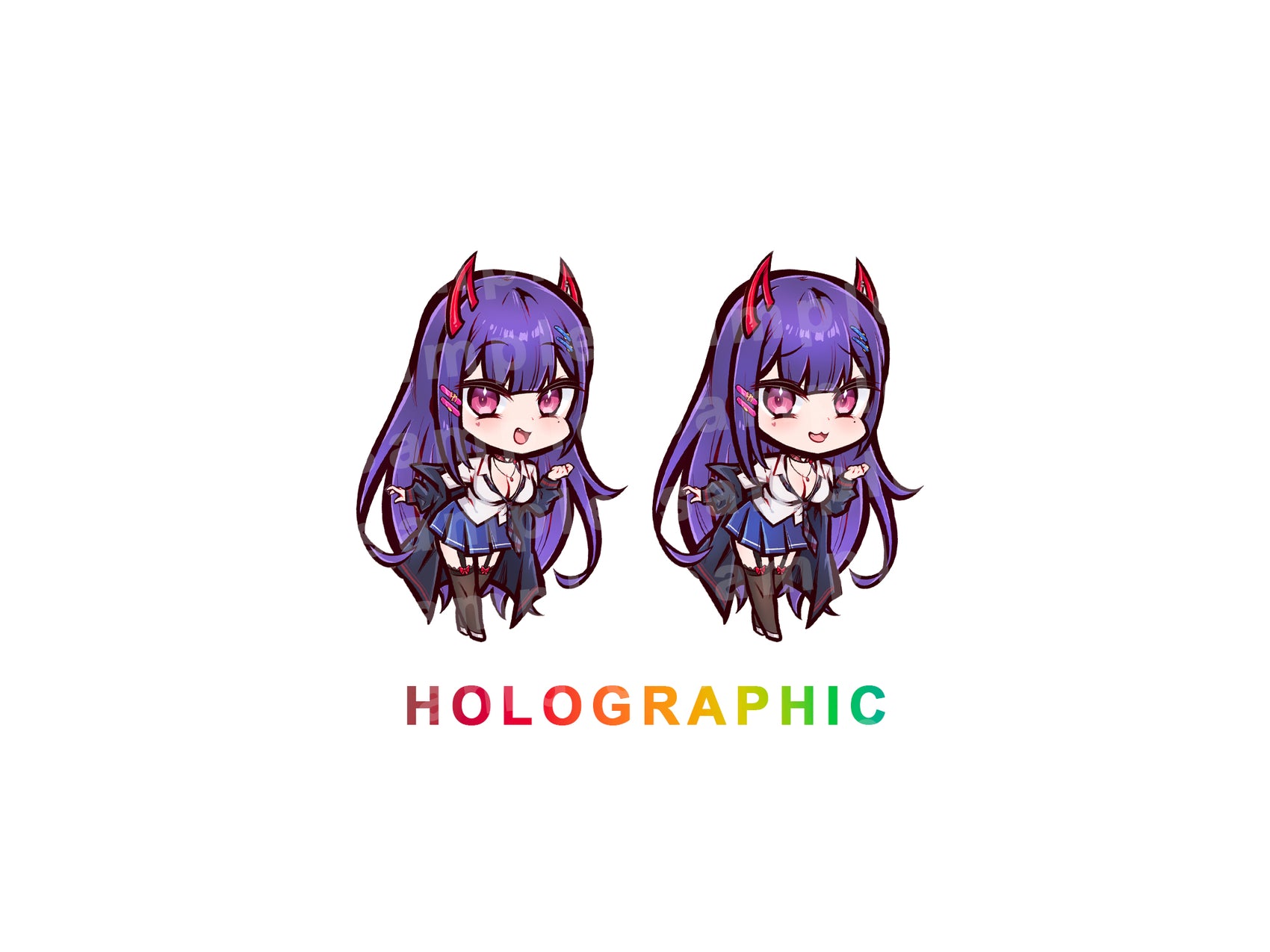 Akuma Nihmune Numi Double Sided Chibi Acrylic Charm
