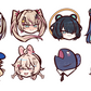 Phase Connect Die-Cut Mini Stickers