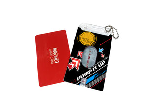 PUMP IT UP GAME ACRYLIC CARD HOLDER