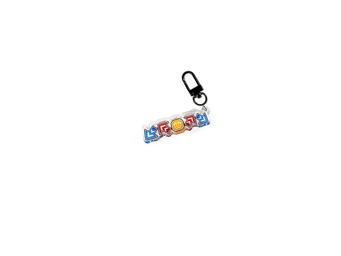 PUMP IT UP PIU ARROWS DOUBLE SIDED ACRYLIC CHARM