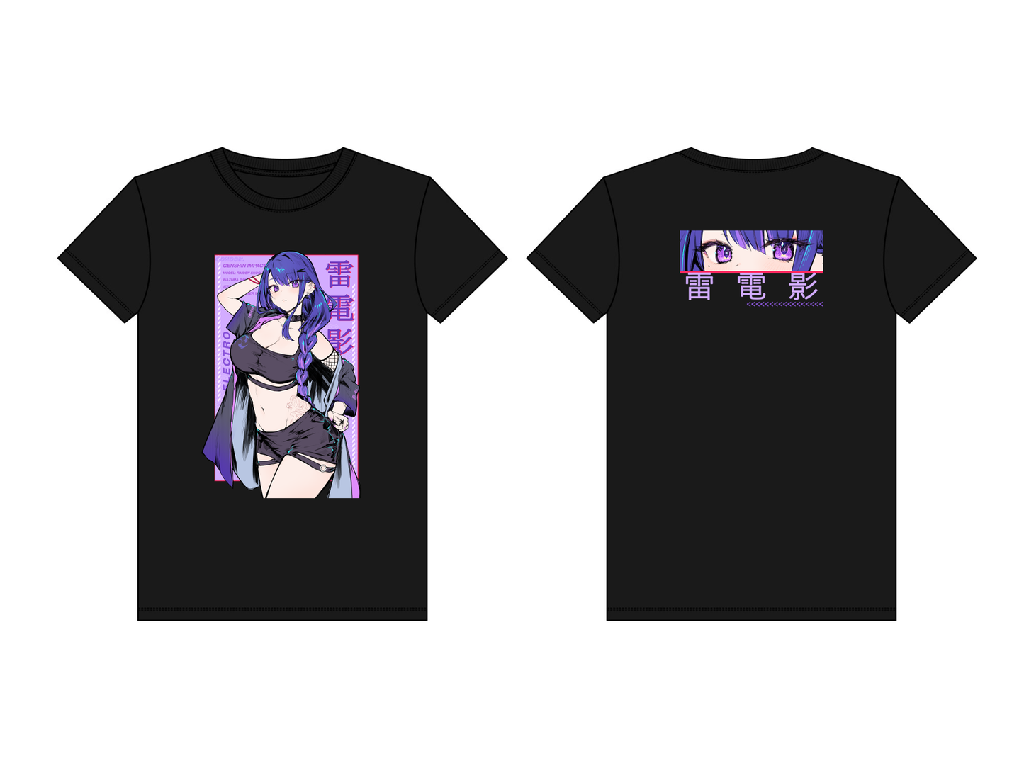 Genshin Impact Raiden Shogun Unisex Shirt - Genshin Impact, Shirts merch by concon