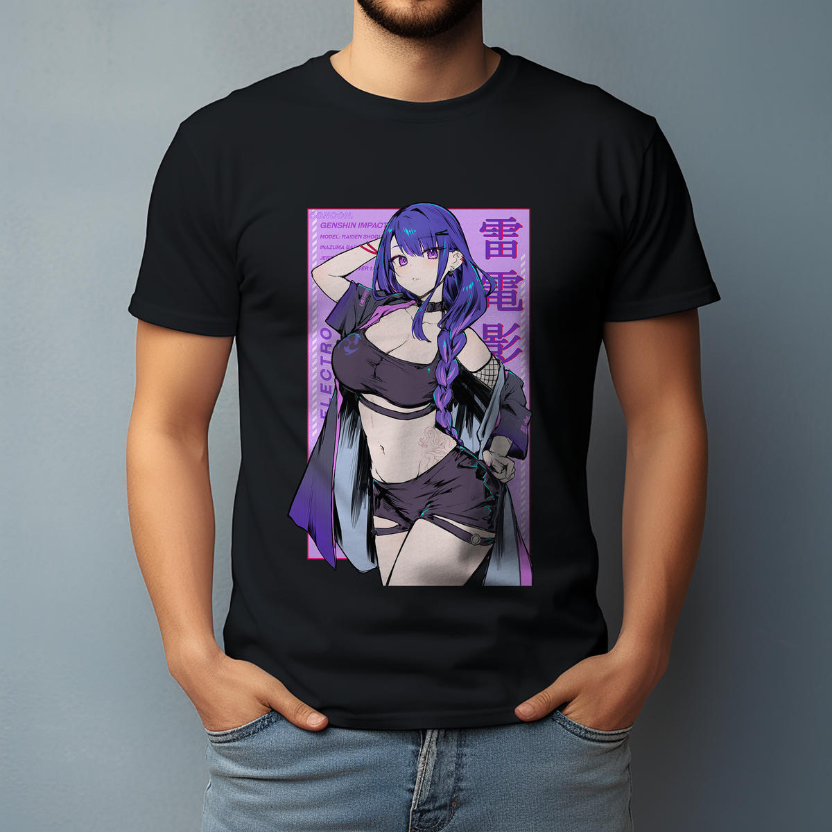 Genshin Impact Raiden Shogun Unisex Shirt
