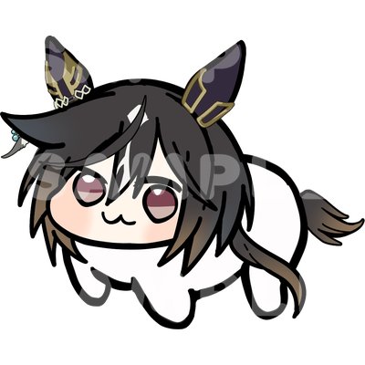 Uma Musume Doro Mini Sticker - Stay Gold character sticker by concon