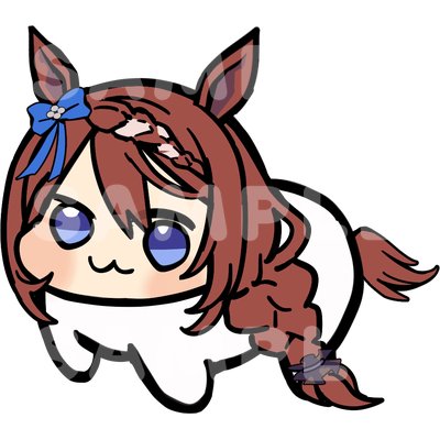 Uma Musume Doro Mini Sticker - Super Creek character sticker by concon