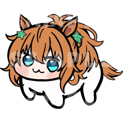 Uma Musume Doro Mini Sticker - Taiki Shuttle character sticker by concon
