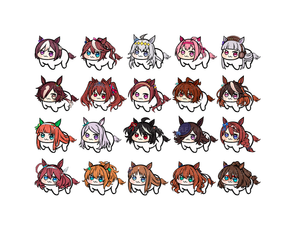 UMA MUSUME DORO MINI STICKERS