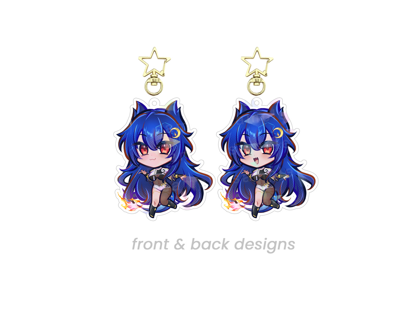 Vienna Double Sided Chibi Acrylic Charm