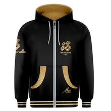 Load image into Gallery viewer, DDR A20 GOLD ZIPPER HOODIE
