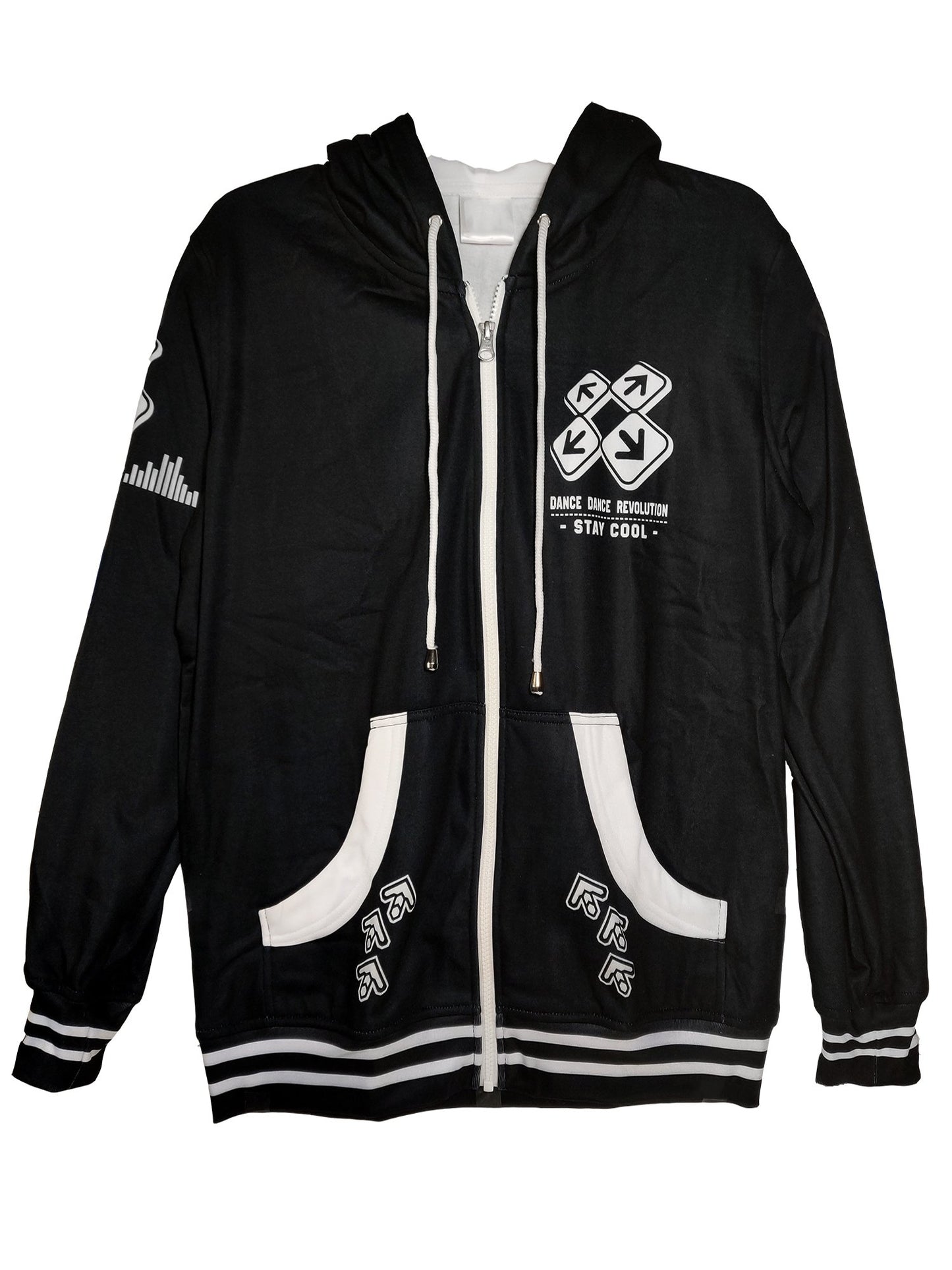 DDR Dark Zipper Hoodie - DDR, Graphic, Hoodies merch by concon